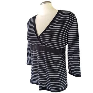 Jones New York cotton knit sweater size petite large